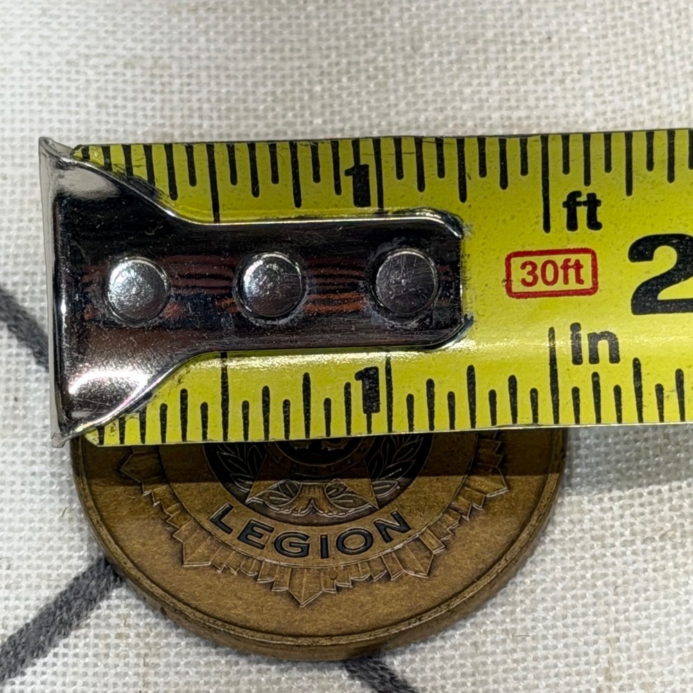 American Legion Challenge‎ Coin 1.5" Bronze 75th Anniversary End of WWII 2020 - Picture 3 of 3